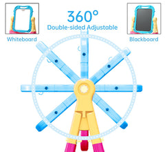 Juivin easel features easy assembly for quick setup right out of the box