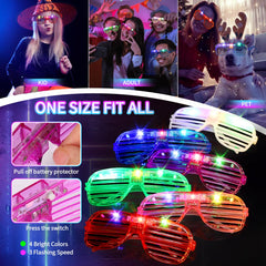 JUJOJB feather headbands glow softly for a playful party vibe