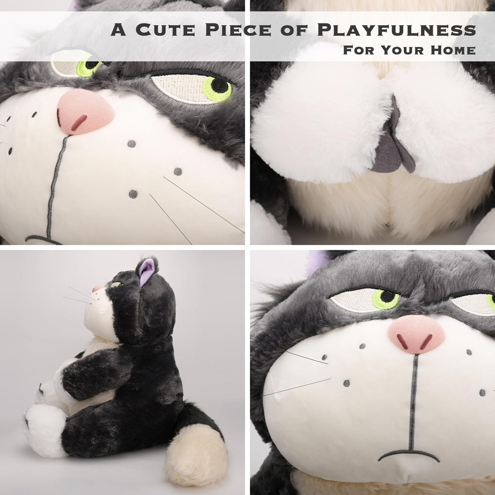 Juju GOODS oversized cat stuffie with soft fabric ideal for hugs