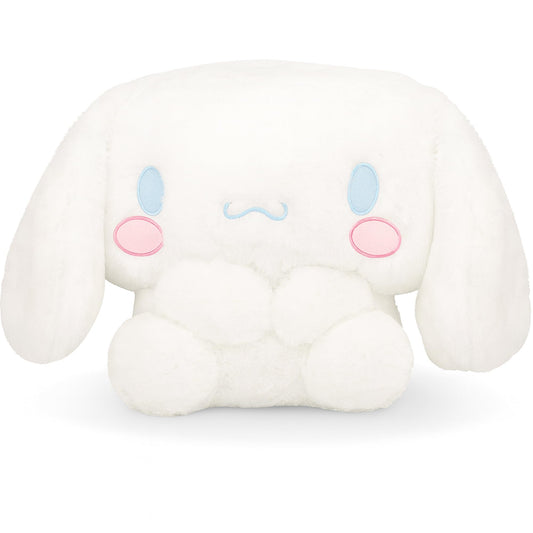 Juju Goods Juju White Kawaii Plush front view, a soft and cuddly companion.