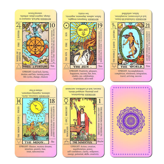 JUJU'S VIBES Sunset Tarot Deck cover art invites curiosity and gift-ready appeal.