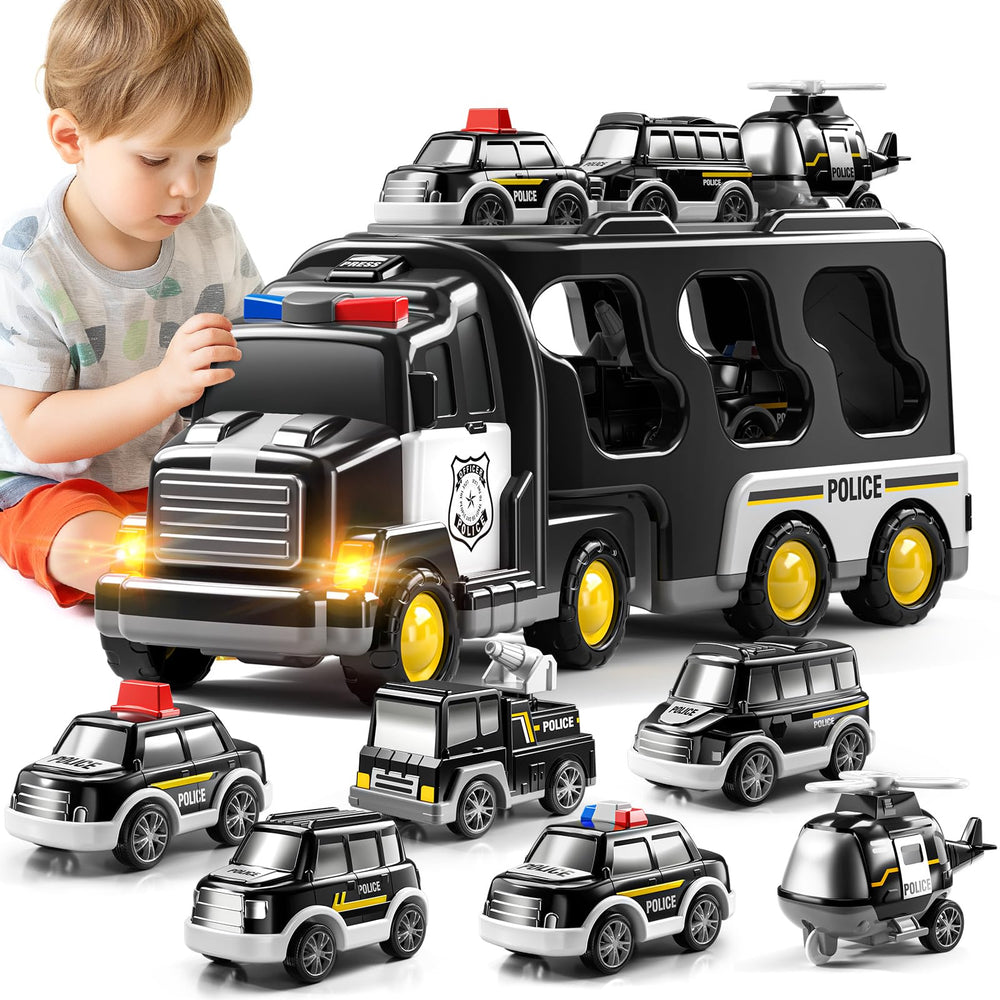 JUKUDAHU child playset montage, versatile playtime with diverse vehicles.