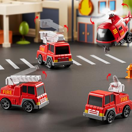 JUKUDAHU fire car offers exciting role play scenarios for safe pretend emergencies