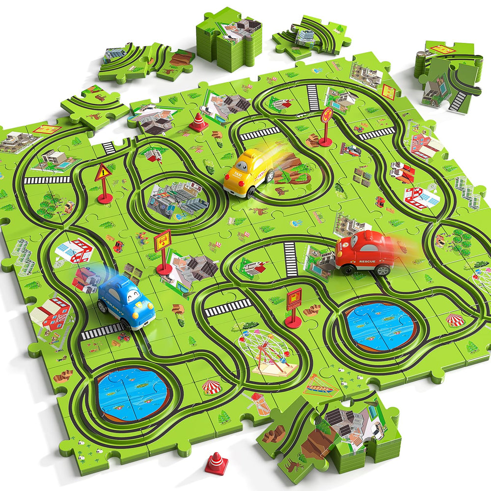 Jukudahu gift-ready race car set perfect for birthdays and holidays.