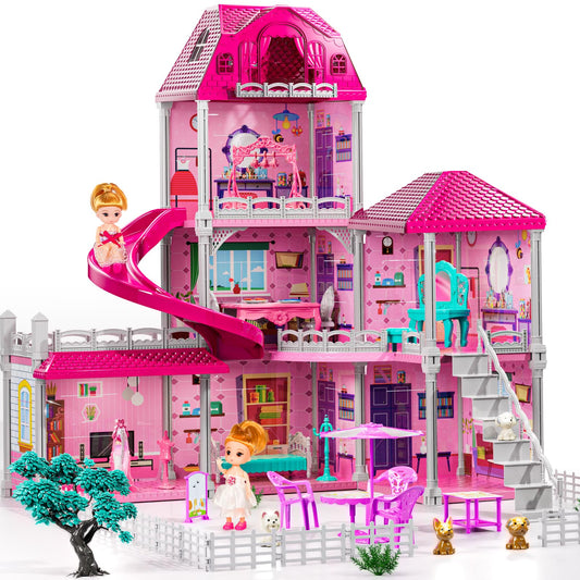 JUKUDAHU girl house three-storey playset sparks imaginative storytelling and pretend play.