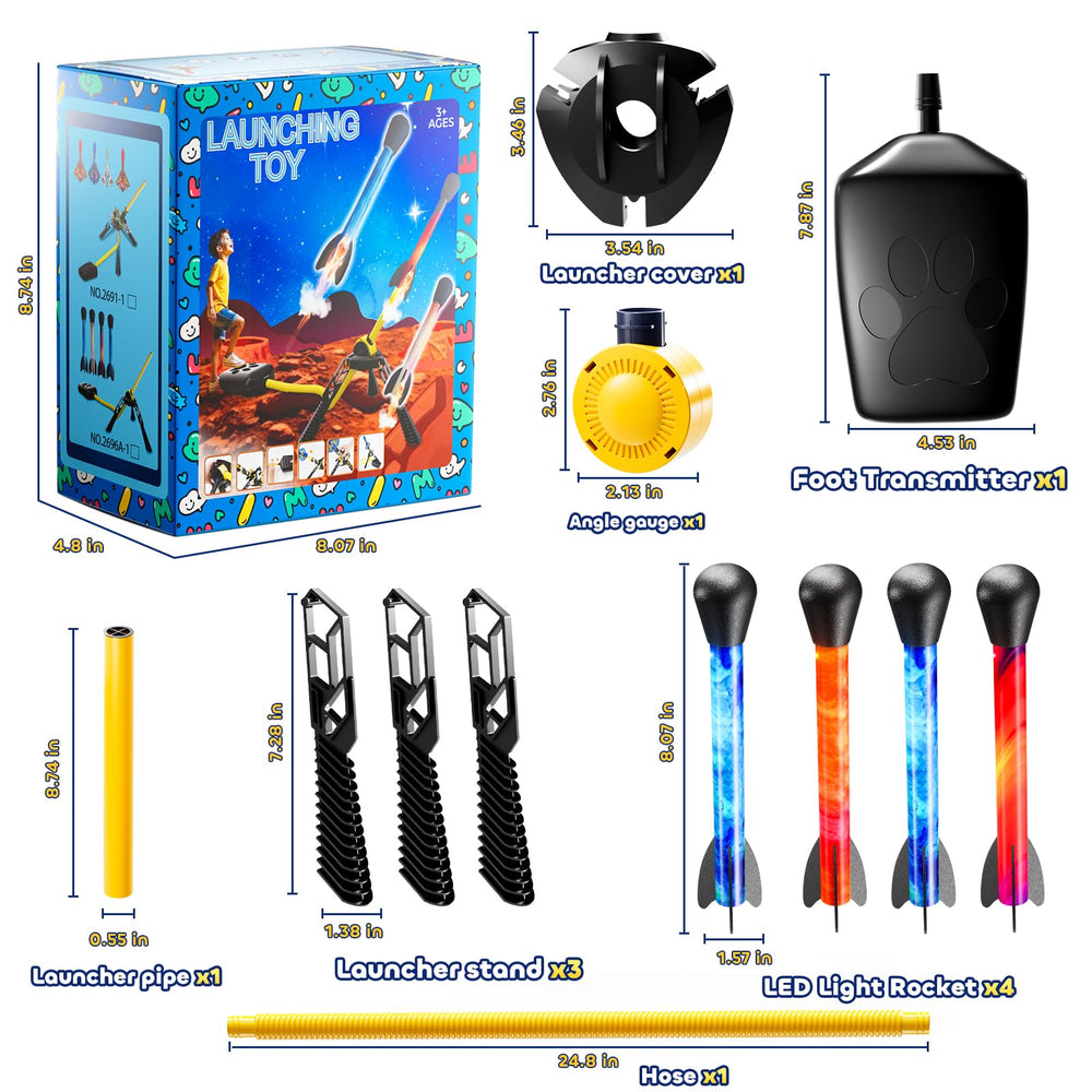 JUKUDAHU rockets soar up to 100 feet high.