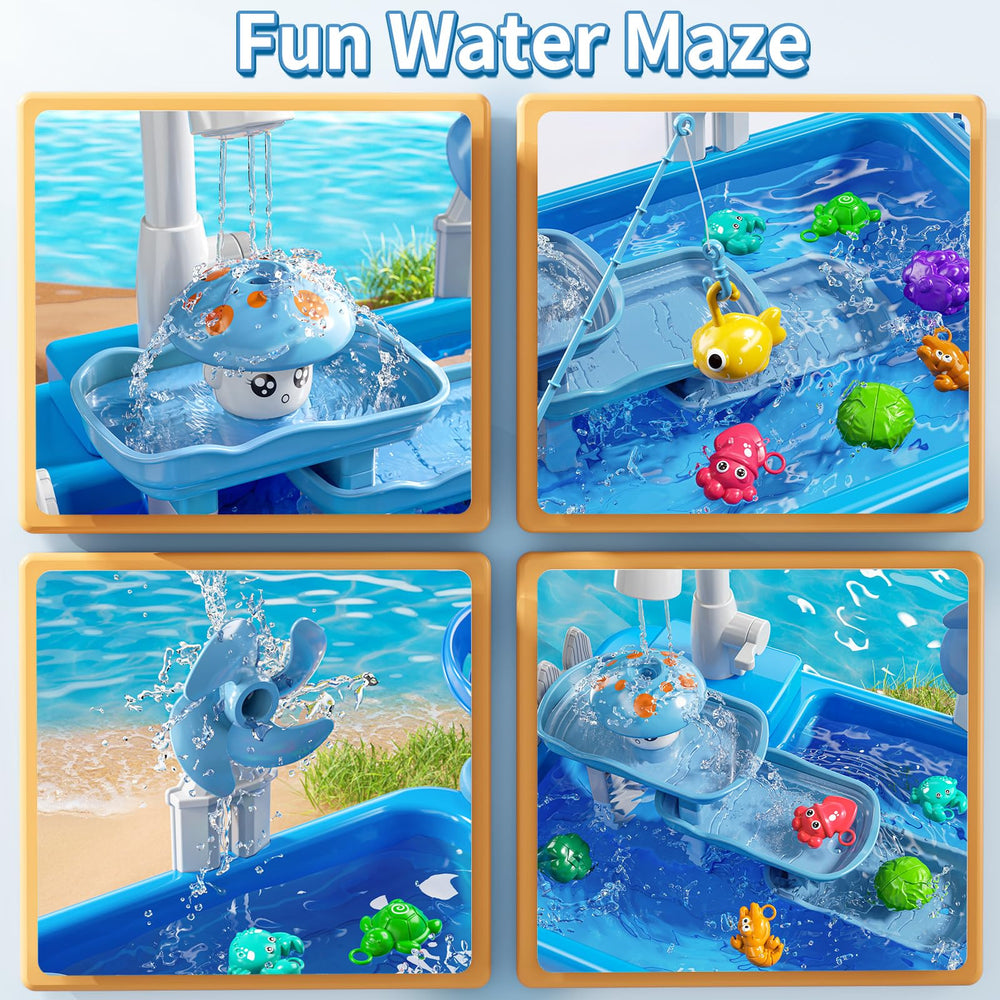JUKUDAHU five sea animal toys for imaginative play and color recognition.