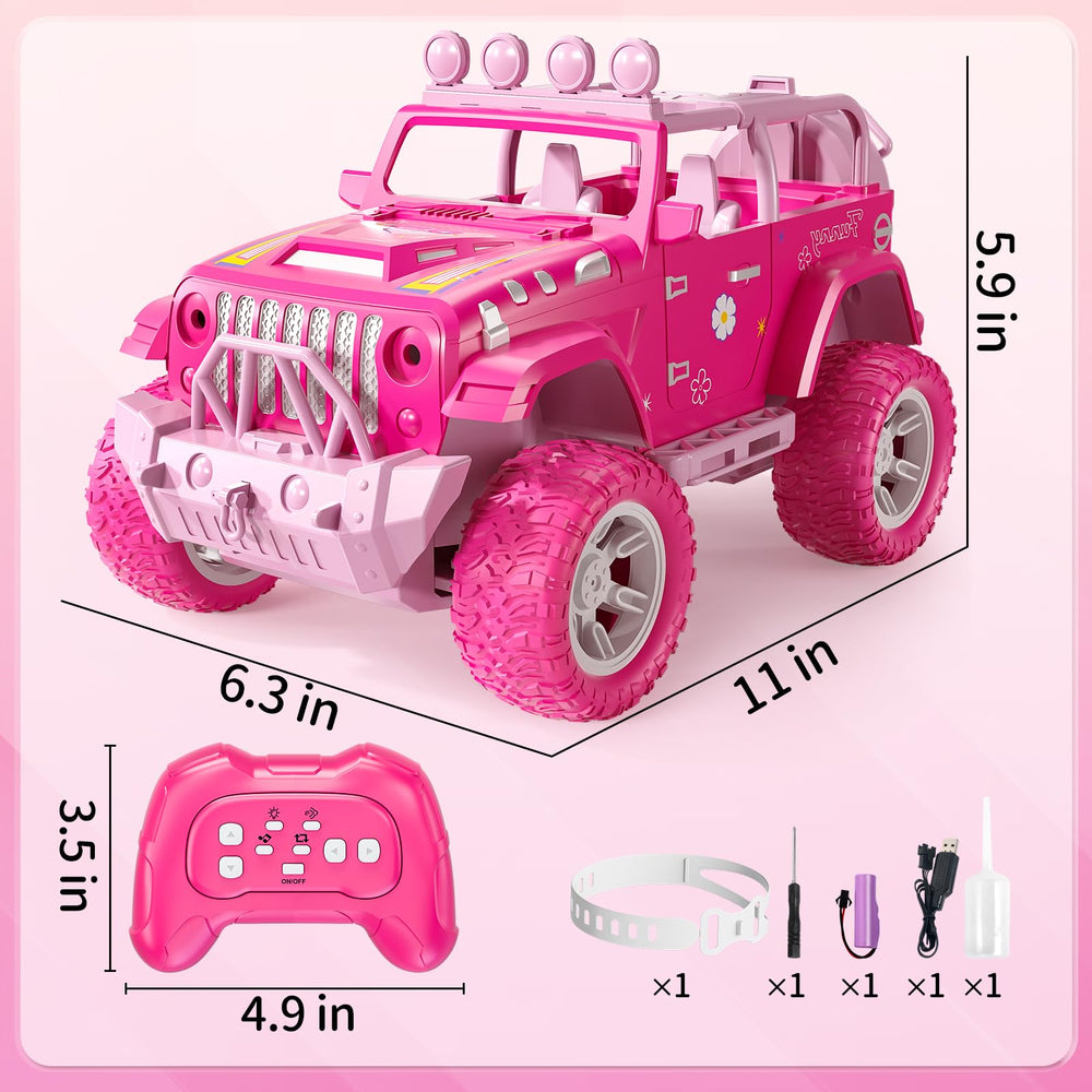 JUKUDAHU pink all terrain tires handle 45 degree climbs.