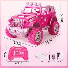 JUKUDAHU pink all terrain tires handle 45 degree climbs.