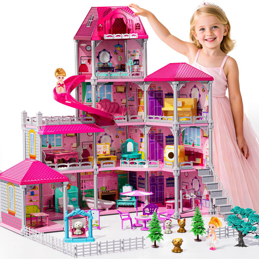 JUKUDAHU Villa Playset bedroom scene for imaginative storytelling