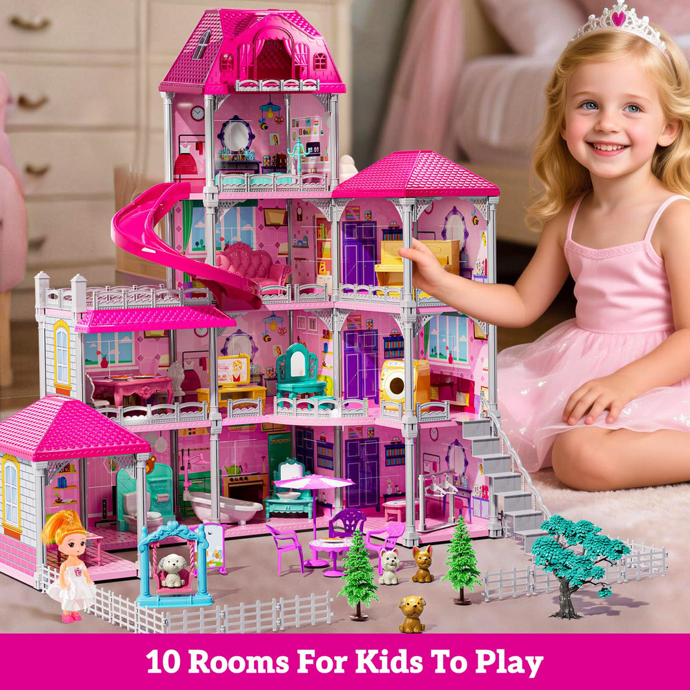 JUKUDAHU Villa Playset piano area sparks daily pretend moments