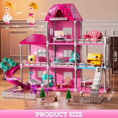 JUKUDAHU Villa Playset piano and sofa in a charming living space.