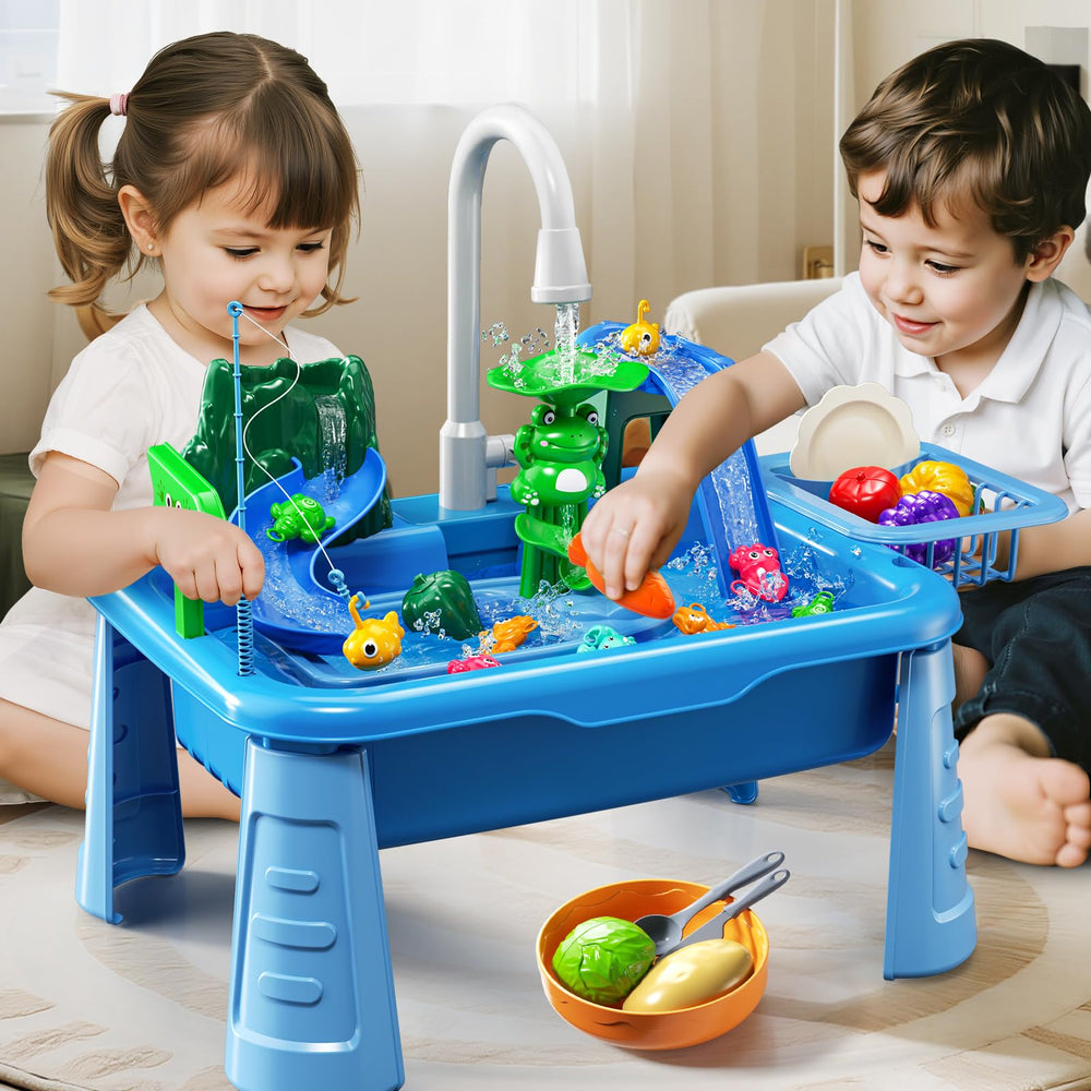 JUKUDAHU toy dishes and food support sorting and early pretend play.