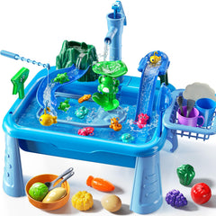 JUKUDAHU water table with running faucet for engaging play