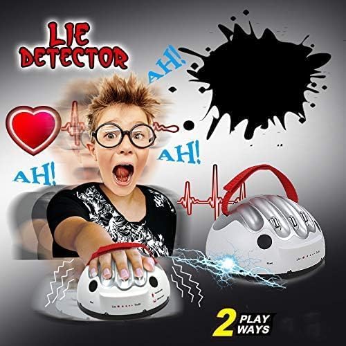 JULAN lie detector hand plate close-up for deception games.