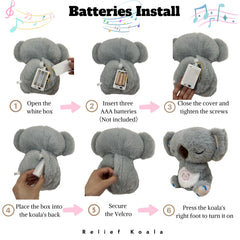 JULIDREAM Calming music and night light create a gentle sleep environment.