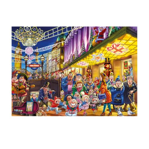 Jumbo Wasgij Christmas 20 puzzle pieces image signals a 1000-piece challenge for adults