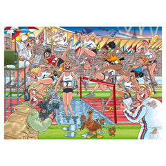 Wasgij Original 44 Summer Games, Paul Gibbs artwork, ideal for group puzzle nights.