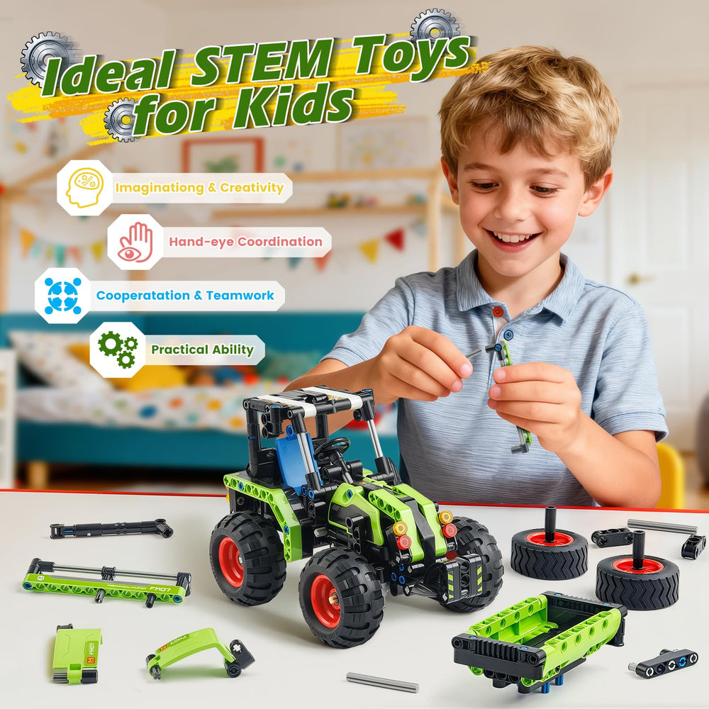 Jumlys ABS plastic materials ensure safe, durable building blocks for kids.