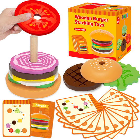 Jumlys burger stacking base supports precise stacking and hand-eye coordination