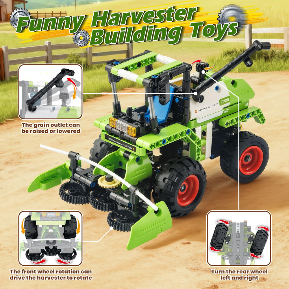 Jumlys STEM harvester steering gear demonstrates lifelike control for hands-on learning.