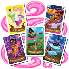 Jumping High Five goblins-mess-scenario depicts a playful race to tidy up.