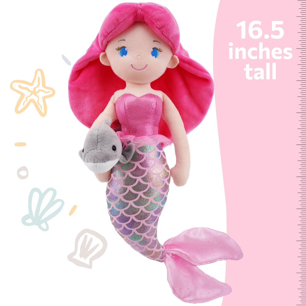 June Garden mermaid Thalassa Seabreeze inspires imaginative play during sessions.