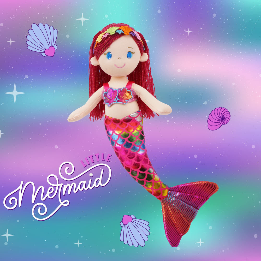 June Garden Aurelia gradient tail catches light during sea adventure play