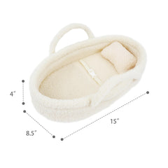 June Garden Cozy Dream Doll Bassinet easy-clean design supports quick cleanup after play sessions