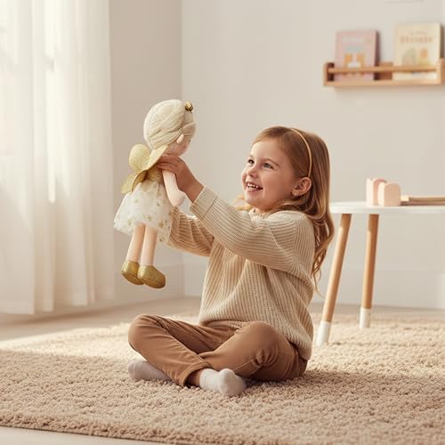 June Garden Joyce 12-inch soft plush designed for tiny hands to hold.