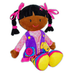 June Garden Dressy Friends Scarlett 15.5-inch plush invites imaginative dress-up play.