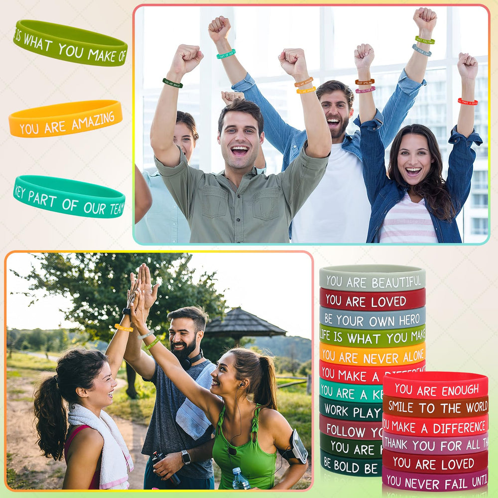 JUNEBRUSHS motivational bracelet design 07 durable stretchable wristbands for everyday use