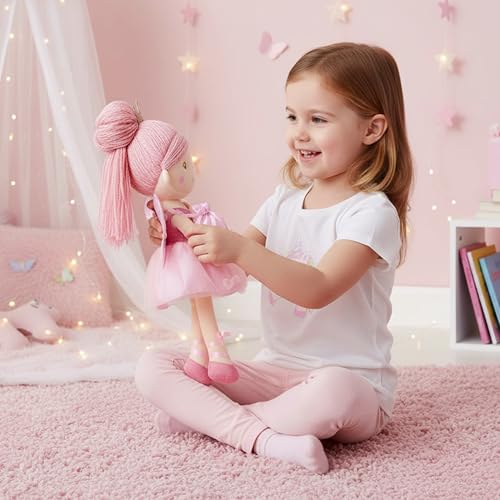 June Garden Anastasia with embroidered eyes and smile for tender role-play.