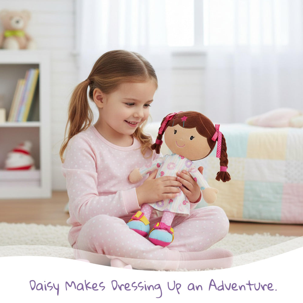 June Garden Dressy Friends Daisy carry-along clip for portable learning