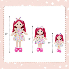 June Garden Snuggle Sophie rPET stuffing supports sustainable, eco-friendly toy choices.