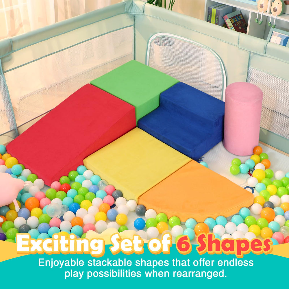 JungleDove blue stairs block adds colorful stepping play