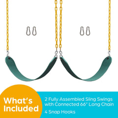 Jungle Gym Kingdom backyard installation shows easy, ready-to-hang setup