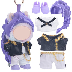 JUNIQUTE Labubu outfits for 17cm dolls offer coordinated, stylish looks for display or play.