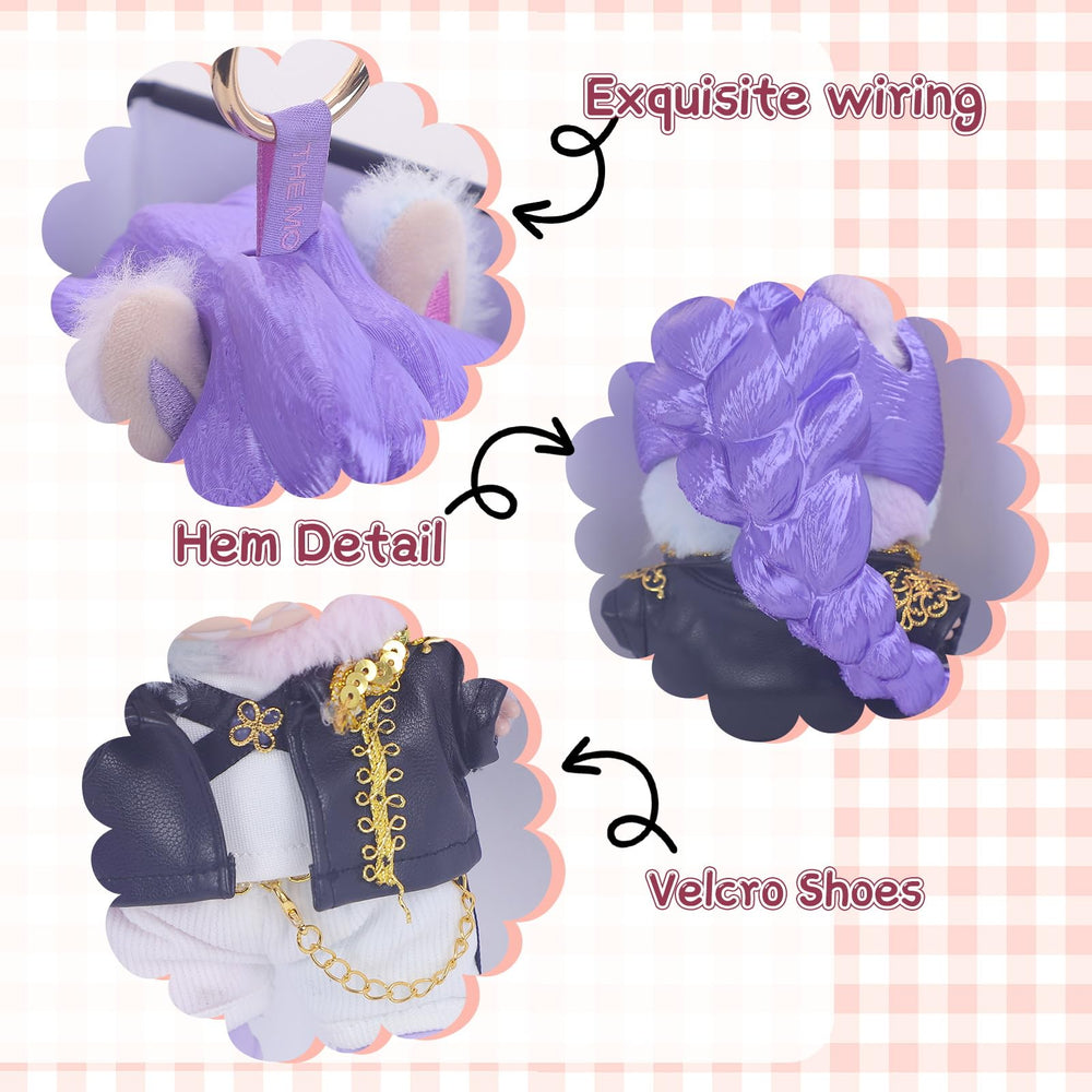 JUNIQUTE Perfect-fit 17cm doll clothes ensure tidy attachment and natural posing.