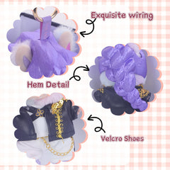 JUNIQUTE Perfect-fit 17cm doll clothes ensure tidy attachment and natural posing.