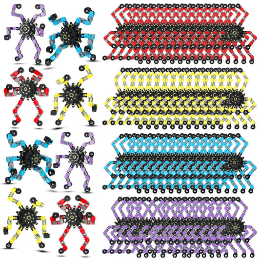 Junkin 100-piece fidget toy set in bright colors for sharing and desk play.