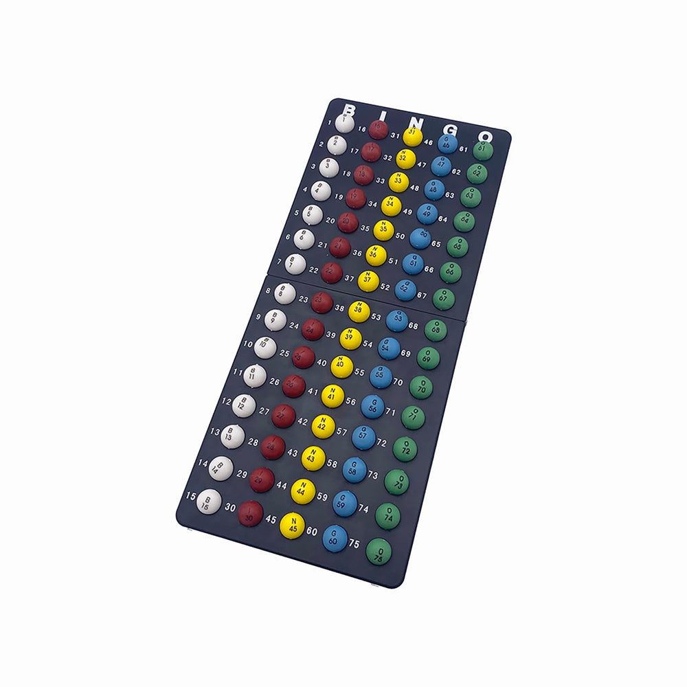 JUNWRROW 75 colored bingo balls ready for vibrant, fast-paced games.