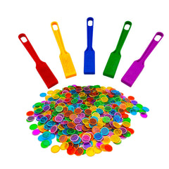 Junwrow magnetic bingo wand with chips set for interactive group play
