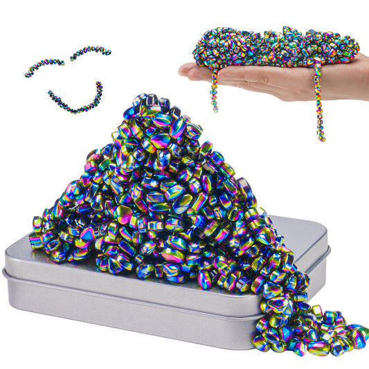 JUNYANG magnetic balls with 550+ mini beads for desk focus and creative play