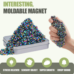 JUNYANG two smooth magnetic balls for quiet, tactile stress relief during work