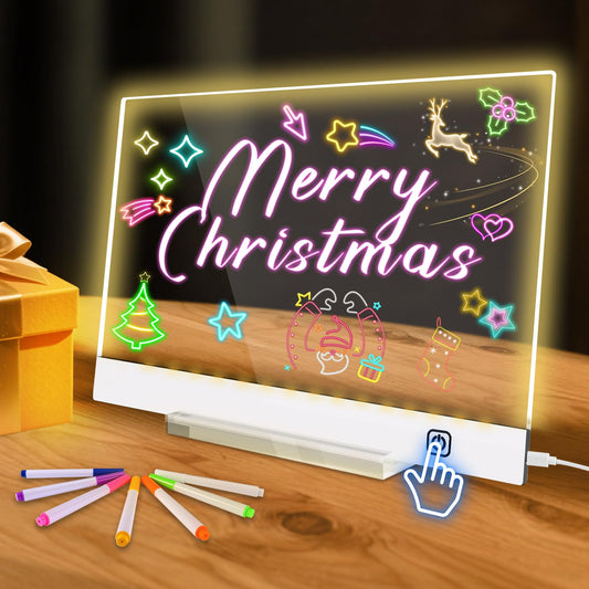 JUOIFIP LED drawing board with seven colors for vibrant art sessions