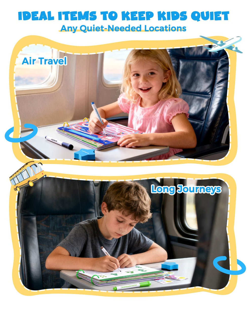 JUPITEARTH alphabet and number tracing pages support early literacy.