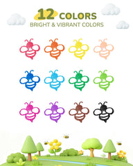 JUPITEARTH crayons are washable for stress-free cleanup after coloring