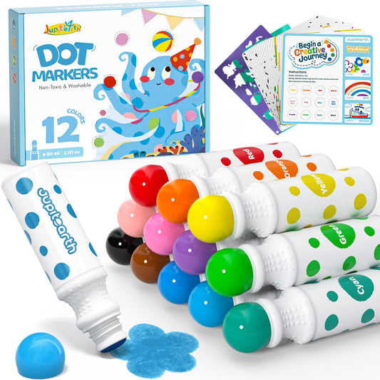 JUPITEARTH dot markers toddler set to inspire creativity and fine motor skills