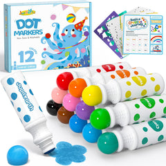 JUPITEARTH dot markers toddler set to inspire creativity and fine motor skills